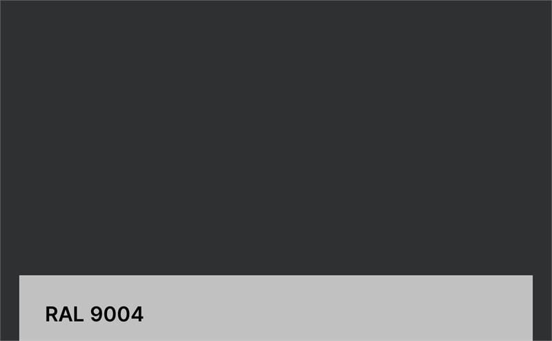 Цвет RAL 9004 6321