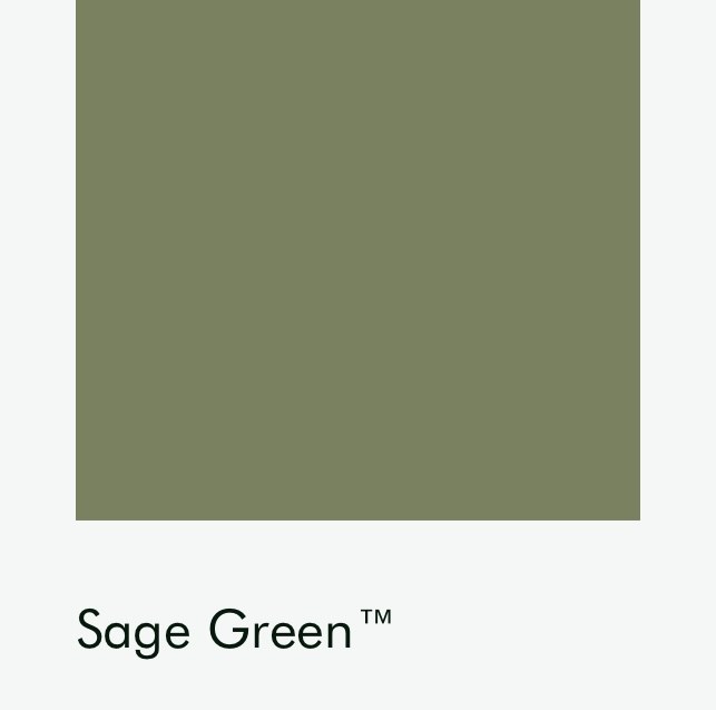 Цвет Little Greene Sage Green 80 6454