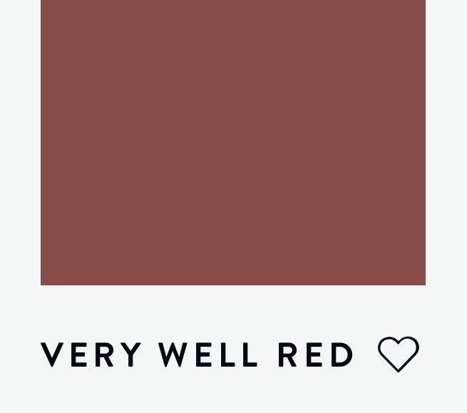 Цвет PAINT & PAPER LIBRARY PARIS VERY WELL RED 426 6590