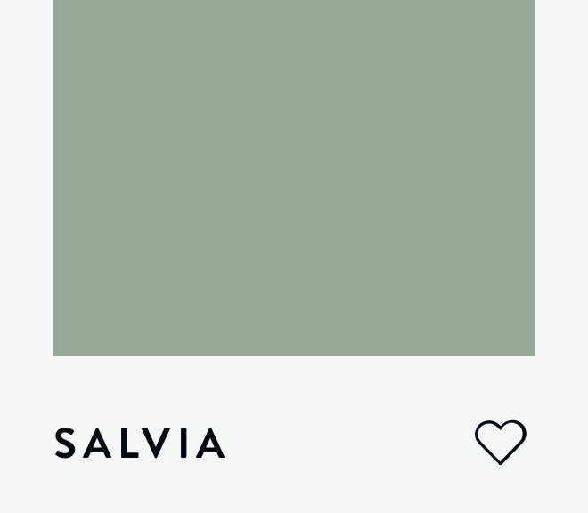 Цвет PAINT & PAPER LIBRARY PARIS SALVIA 596 6615