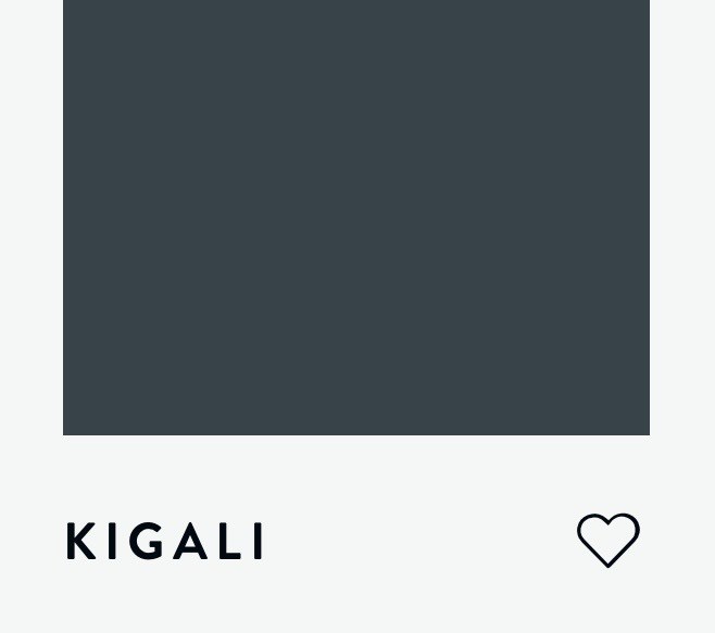 Цвет PAINT & PAPER LIBRARY PARIS KIGALI 678 6629