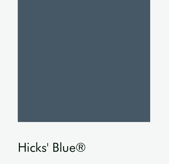 Цвет Little Greene Hicks' Blue 208 6689