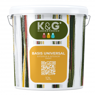 Краска износостойкая универсальная акриловая K&G KAMENEVGROUP BASIS UNIVERSAL 2100 - фото 6269
