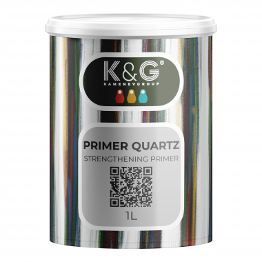Адгезионный колеруемый окрашивающий грунт K&G KAMENEVGROUPPRIMER PRIMER QUARTZ 2120 - фото 6293