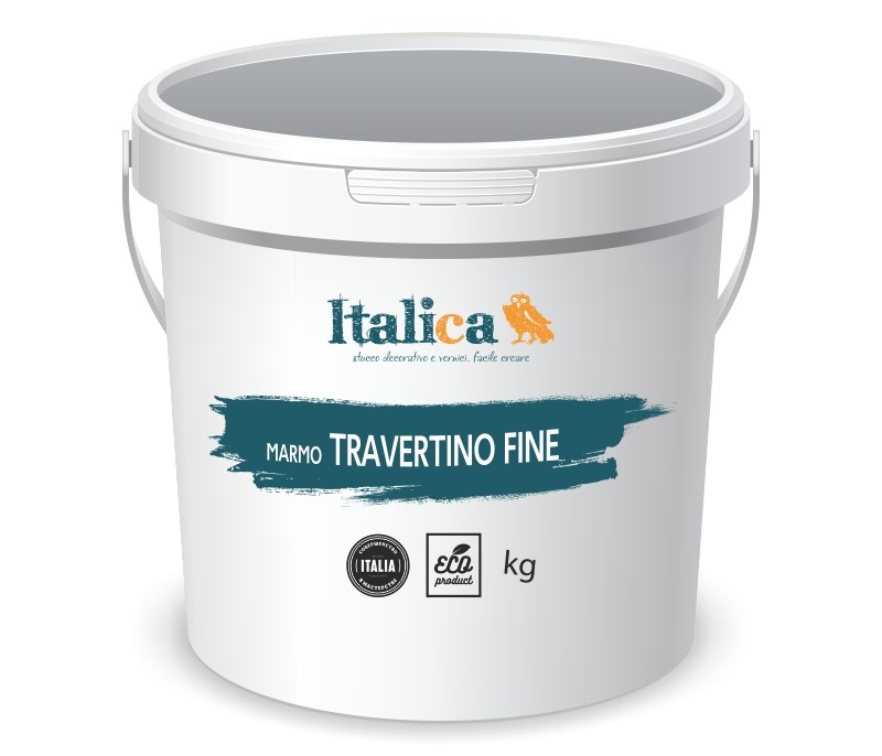 На известковой основе,  мелкозернистая Italica MARMO TRAVERTINO FINE300 2195 - фото 6452