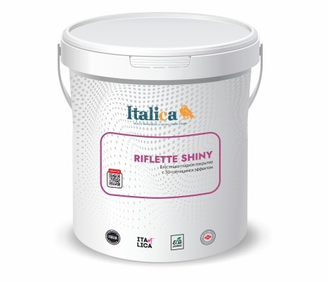 Декоративное покрытие блестящее гладкое с 3D-светящимся эффектом Italica RIFLETTE SHINY 200 2263 - фото 6571
