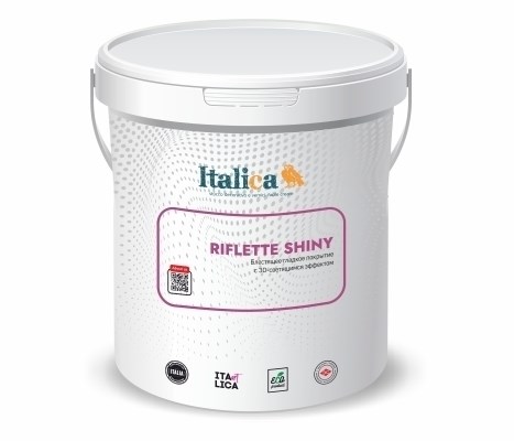 Декоративное покрытие блестящее с эффектом искрящегося снега Italica RIFLETTE SNOW 2267 - фото 6575