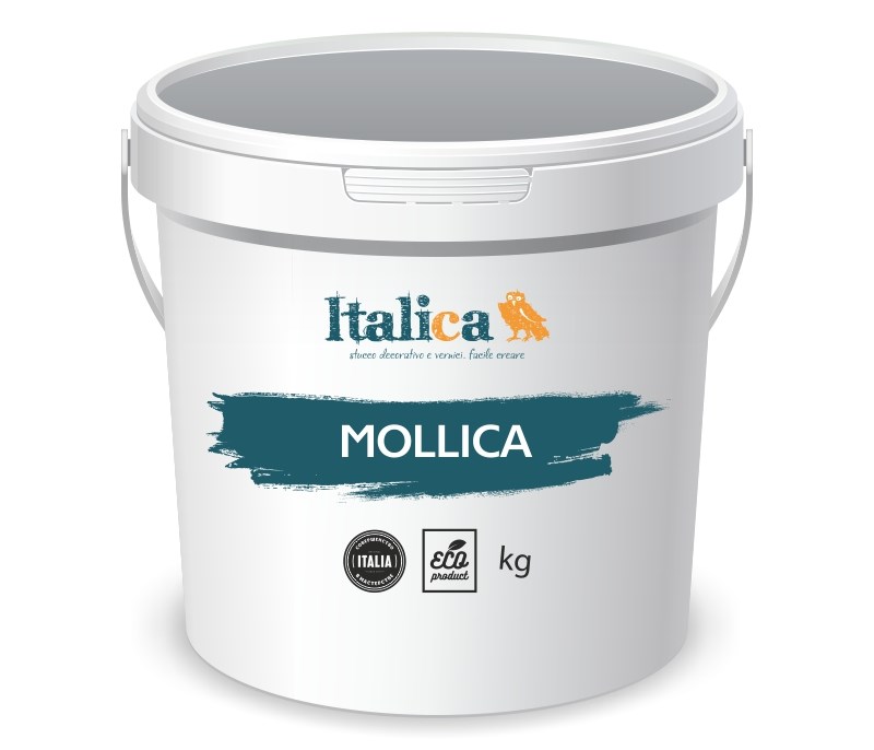 Декоративное покрытие блестящее с матовым зернистым наполнителем Italica  MOLLICA 2260 - фото 7632