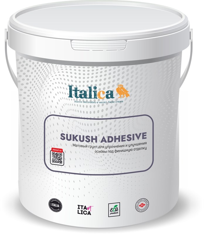 Грунт мелкозернистый под шпаклевки и штукатурки  Italica  SUKUSH ADHESIVE 2233 - фото 7637