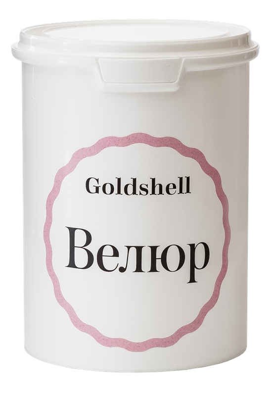 Декоративное покрытие с эффектом мокрого шелка, полутеней и мерцанием перламутровых вкраплений Goldshell Велюр Графит 513 - фото 7865