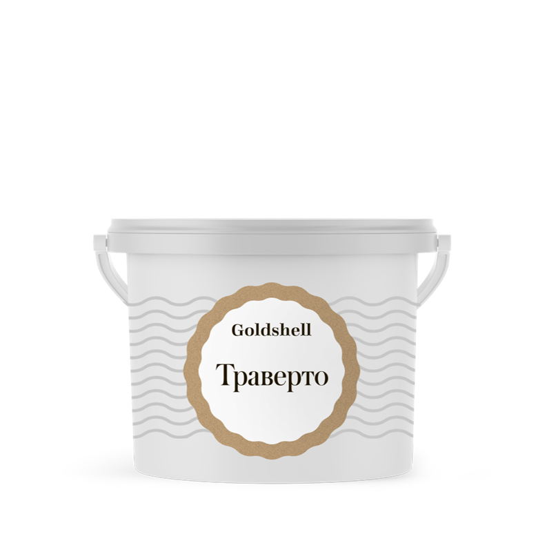 Декоративная штукатурка для эффектов  травертин, карта мира, бетон, зефир, камень  Goldshell Траверто 2546 - фото 7907