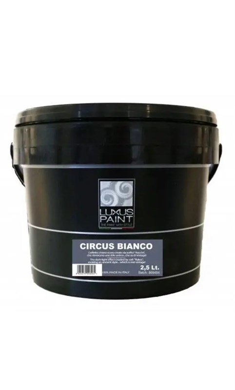 Декоративная краска с нежными белыми и перламутровыми хлопьями LUXUS PAINT CIRCUS 2606 - фото 8606