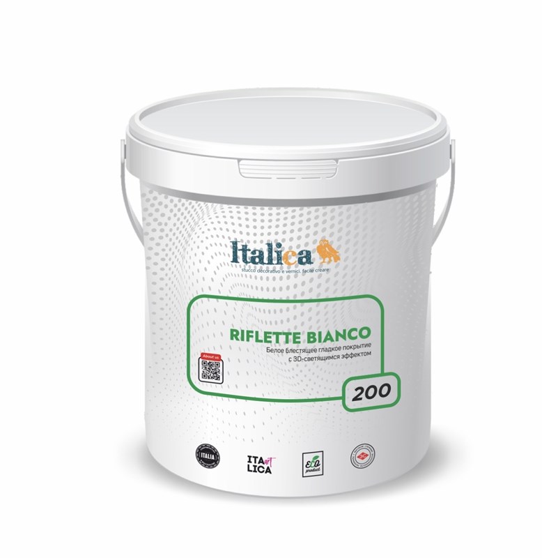 Декоративное покрытие матовое 3D-светорассеивающее   Italica  RIFLETTE OPACO 200 2190