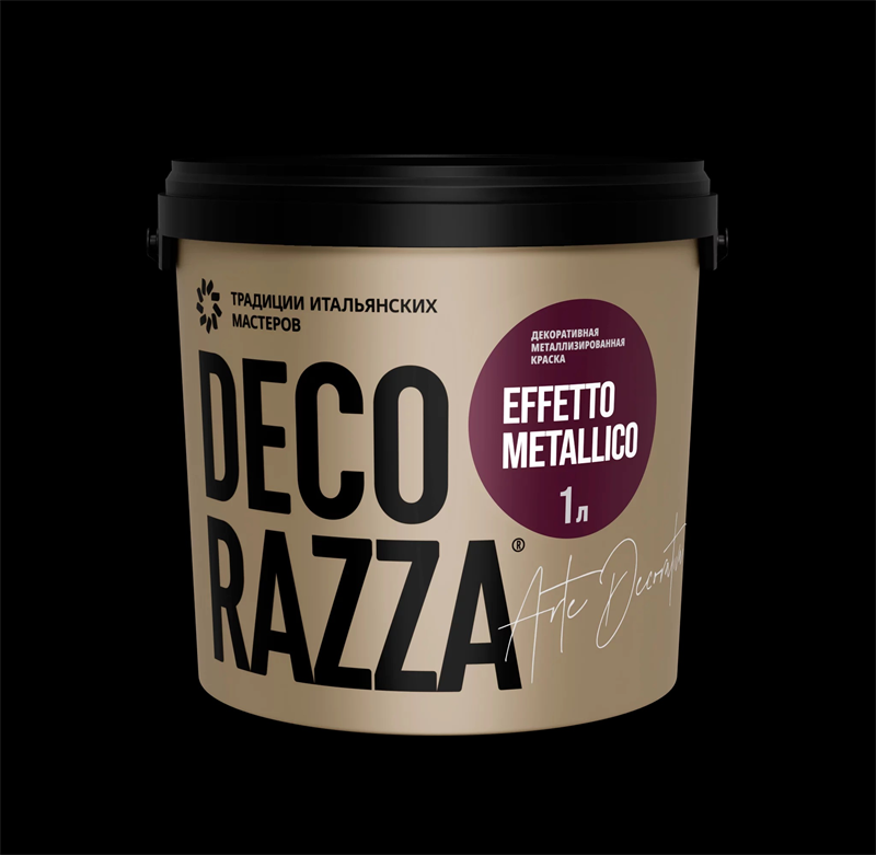 Декоративная металлизированная краска DECORAZZA  Effetto Metallico 2692