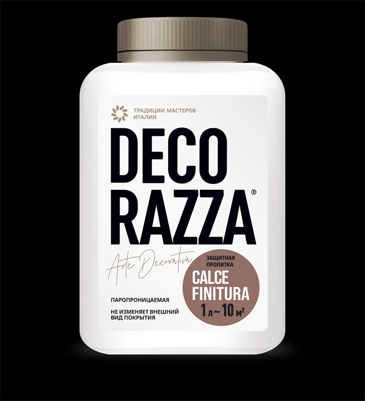 Декоративная защитная лессирующая пропитка DECORAZZA Calce Finitura 2718