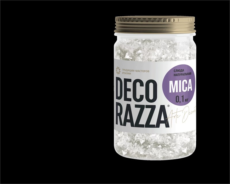 Декоративная добавка слюда для фактурных штукатурок DECORAZZA Mica 2722