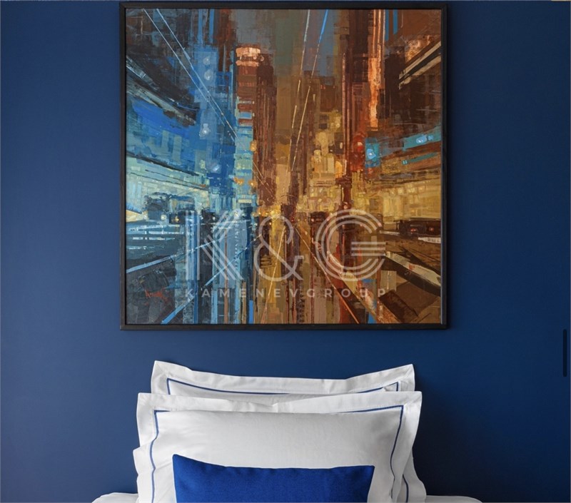 Краска полуматовая высокопрочная акриловая K&G KAMENEVGROUP ШЕЛКОВАЯ "ТОП-САТИН" 4918