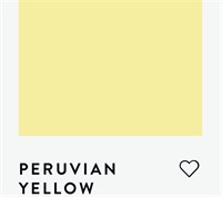 Цвет PAINT &amp; PAPER LIBRARY PARIS PERUVIAN YELLOW 6635