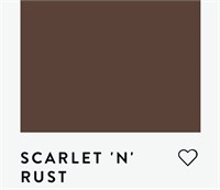 Цвет PAINT &amp; PAPER LIBRARY PARIS SCARLET 'N' RUST 6642