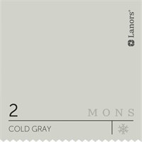 Краска Lanors Mons «Cold Gray» Холодный серый, 2 2043