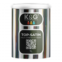Краска полуматовая высокопрочная акриловая K&G KAMENEVGROUP TOP-SATIN 2091