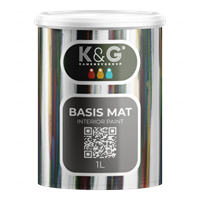 Краска износостойкая матовая акриловая K&G KAMENEVGROUP BASIS MAT 2097