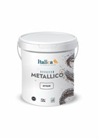 Кроющая краска с эффектом металлической поверхности Italica METALLICO OTTONE Латунь металлизатор 2180