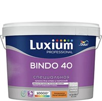 Краска полуглянцевая  повышенной износостойкости и влагостойкости для стен и потолков Luxium (Dulux) Bindo 40 специальная 107