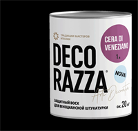 Воск защитный для венецианской штукатурки  DECORAZZA Cera di Veneziano Nova 2687